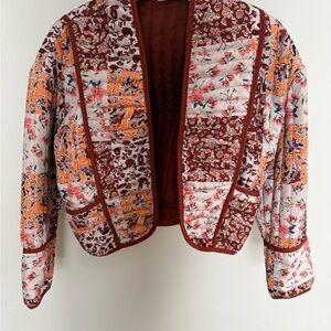 Floral Patchwork Quilted Jacket